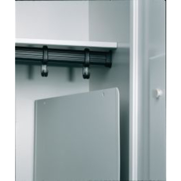 Stahltrennwand für Garderobenschrank Typ CLASSIC und EVOLO drehbare Ausführung